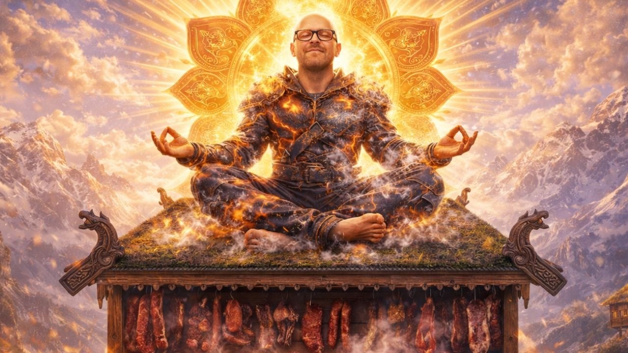 Det lukter brent kjøtt