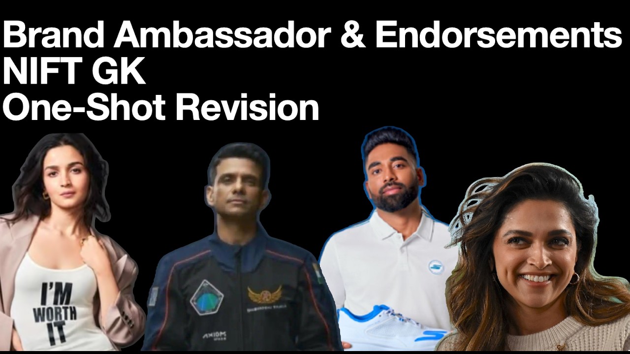 NIFT GK I Brand Ambassador & Endorsements | One-Shot Revision