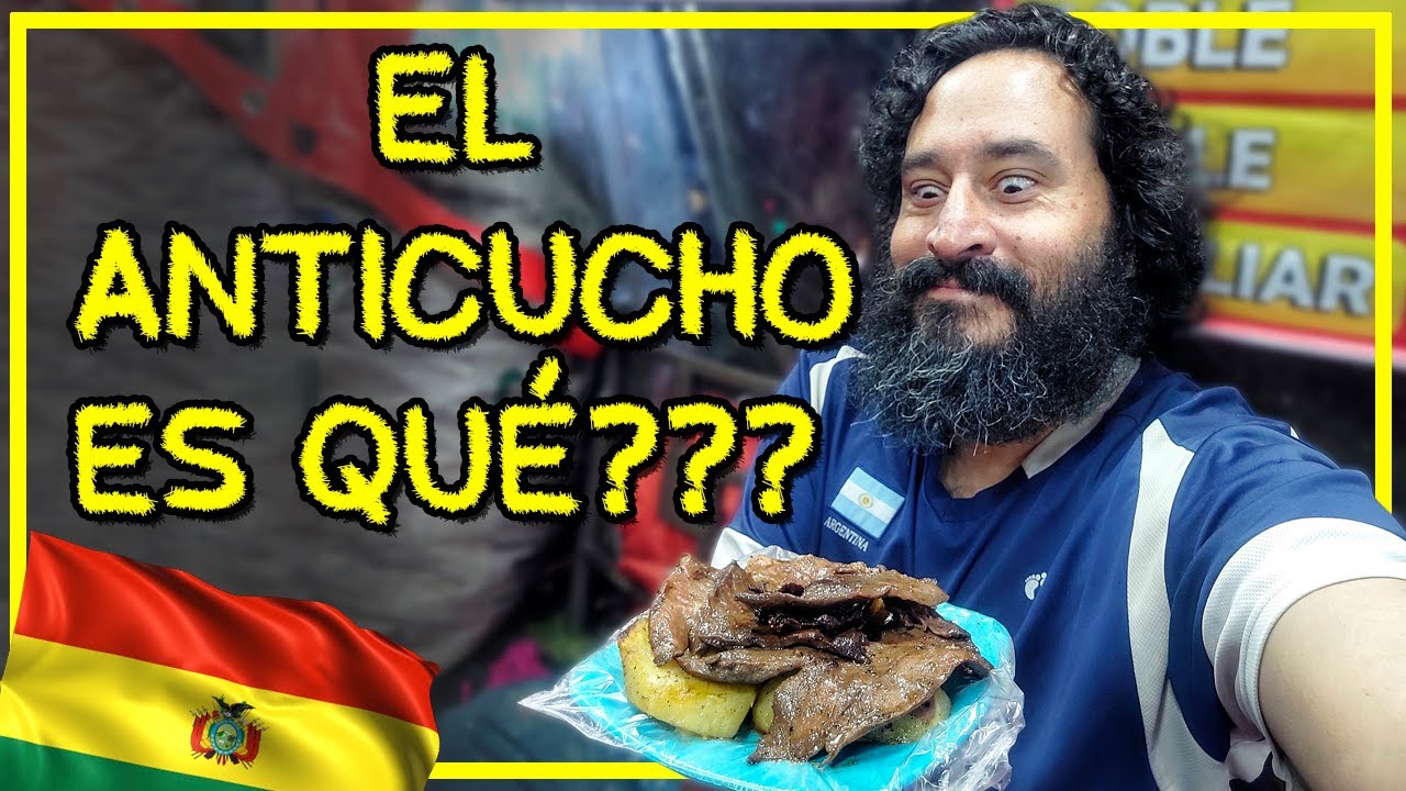 Probando el Anticucho Boliviano!!! en La Paz, Bolivia