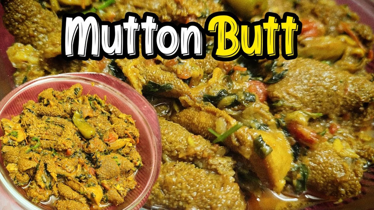 No smell Mutton butt recipe! Spicy mutton boti curry | tasty goat stomach / intestine curry recipe