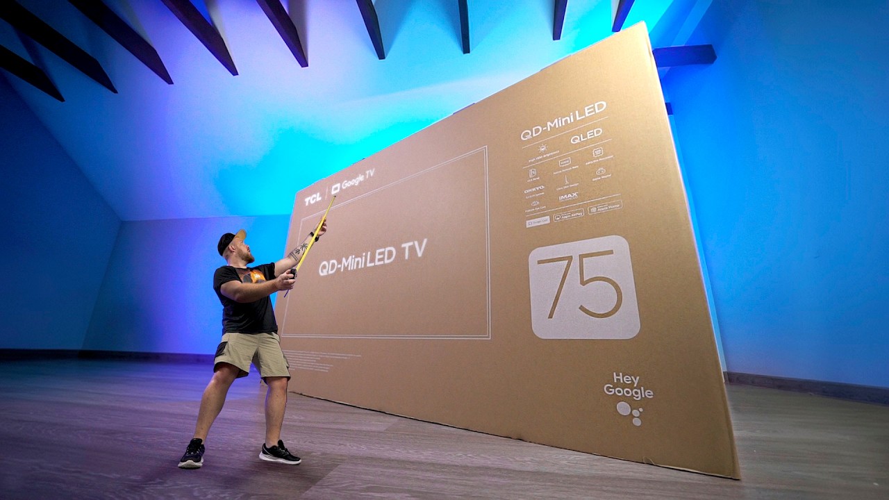 Huge yet slim TCL 75Q6C TV