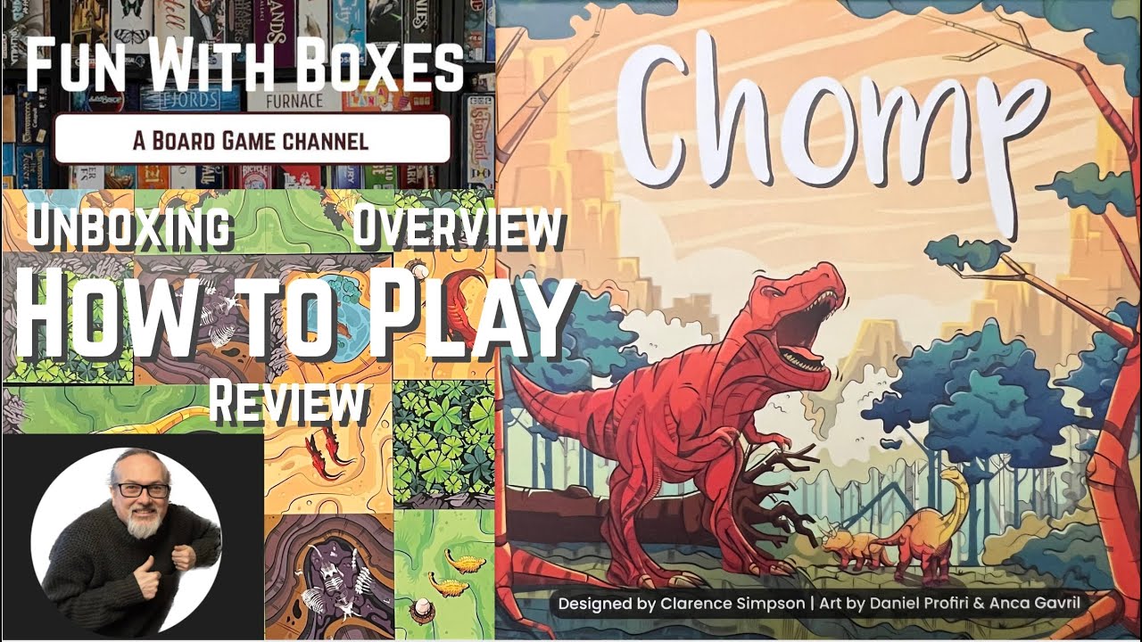 Chomp | Board Game | Allplay | Unboxing, Overview & How to Play | It's the Age of Dinosaurs!