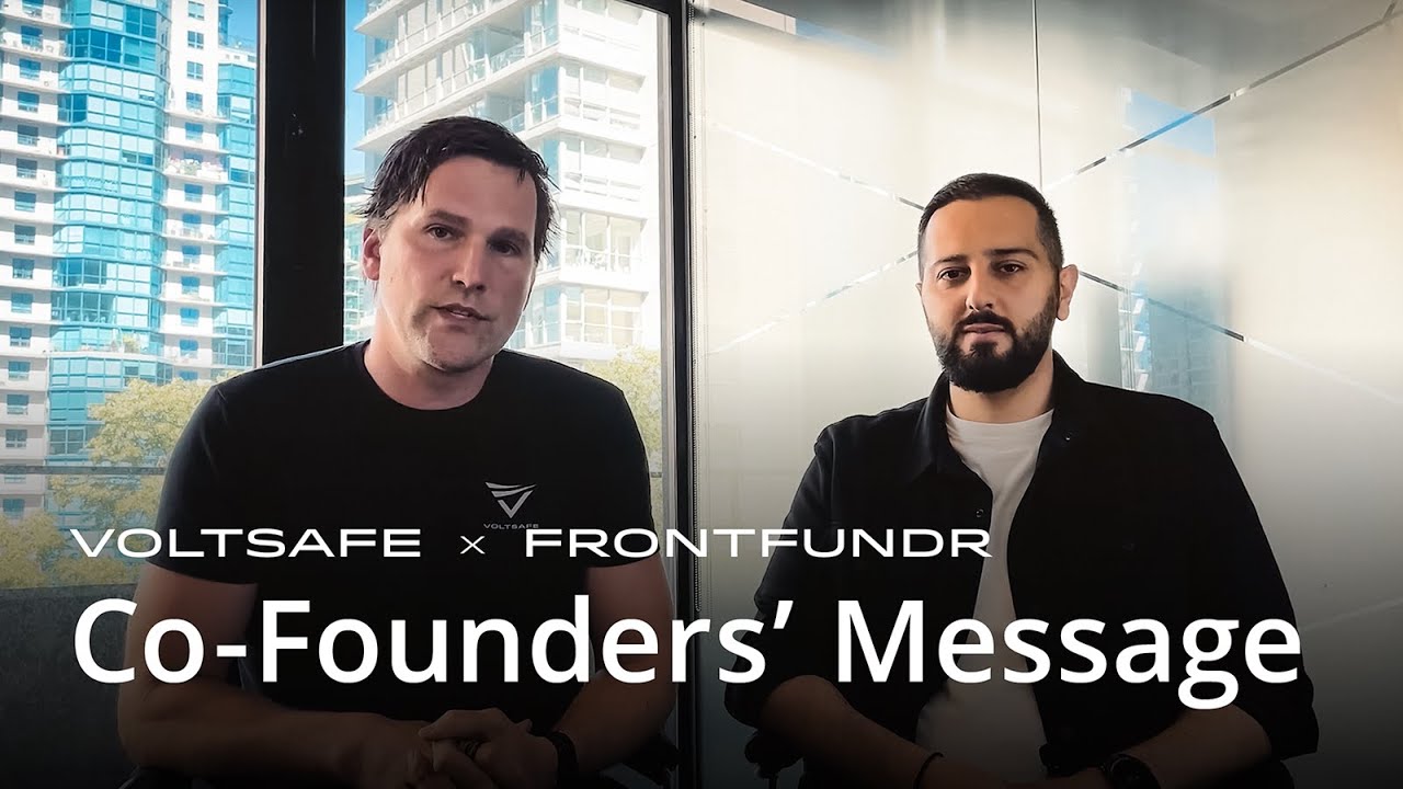The Co-Founders Share VoltSafe's Story with FrontFundr Investors: Fall 2024