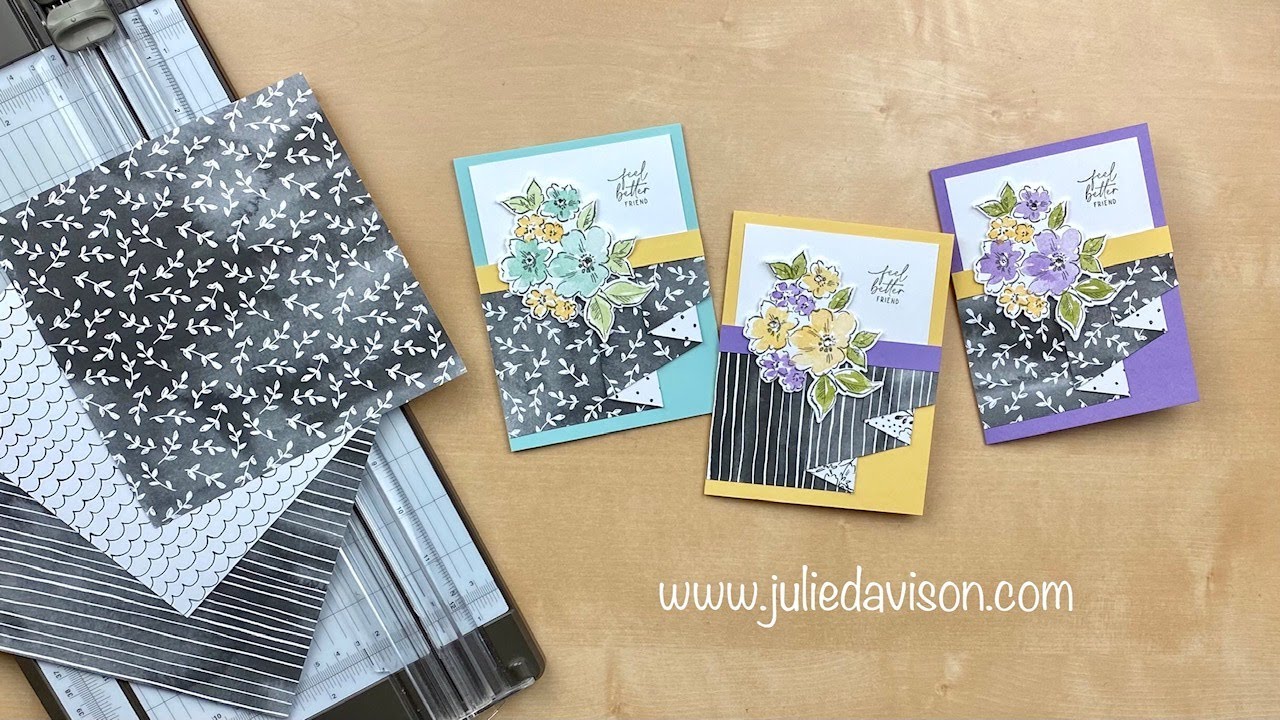 SAB Spotlight ~ Stampin' Up! Beautifully Penned Pleated Paper Fold ~ Tapestry Fold ~ Curtain Fold