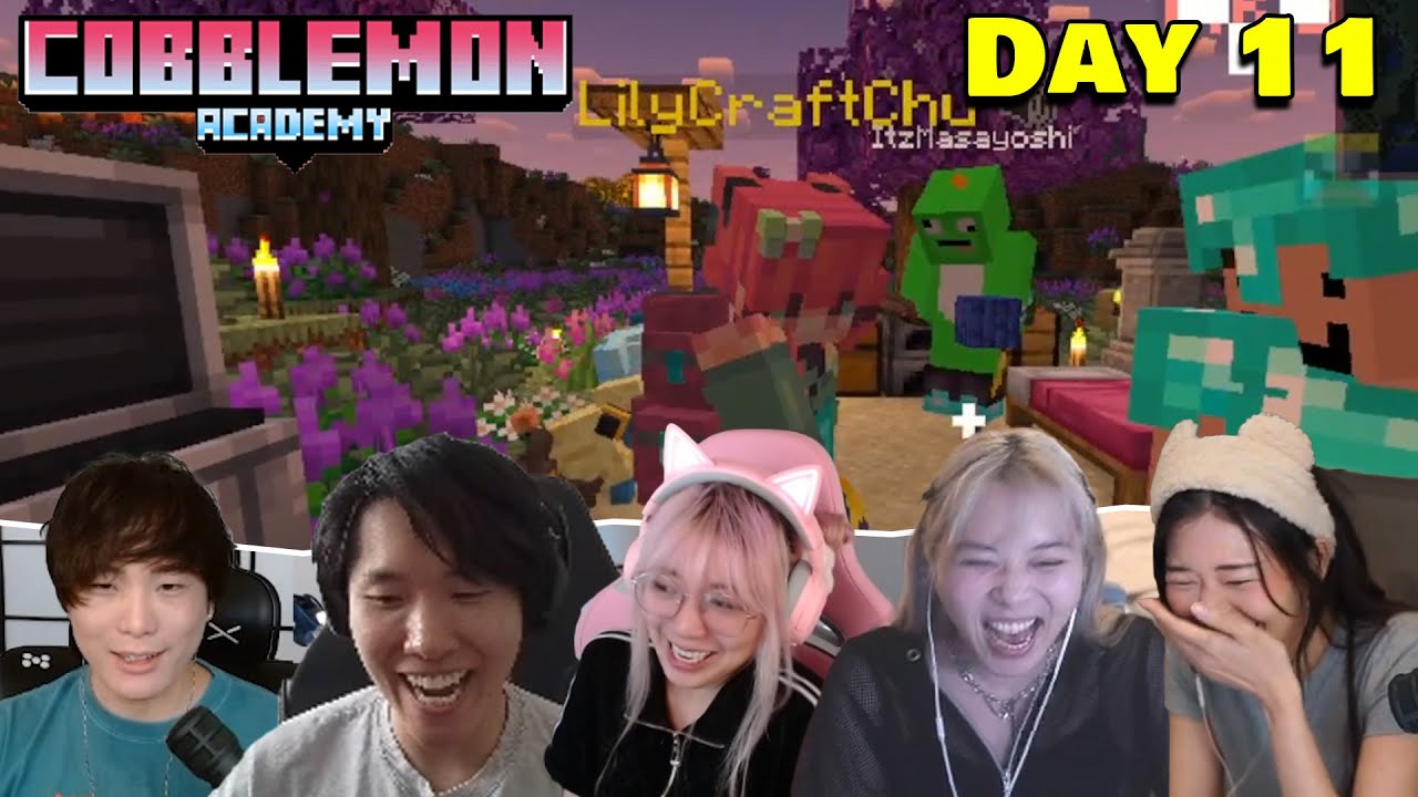 Best of Abe's Cobblemon Academy Day 11 ft. Toast, Sykkuno, LilyPichu, Miyoung, Yvonnie, Shoto & more