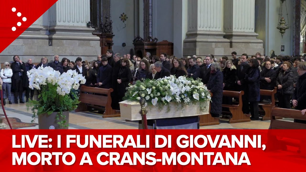 LIVE I funerali a Bologna di Giovanni Tamburi, morto a Crans-Montana: diretta video