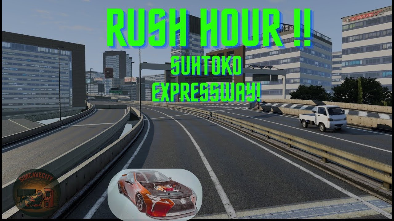Assetto Corsa I Rush Hour Run!! I Lexus LC500