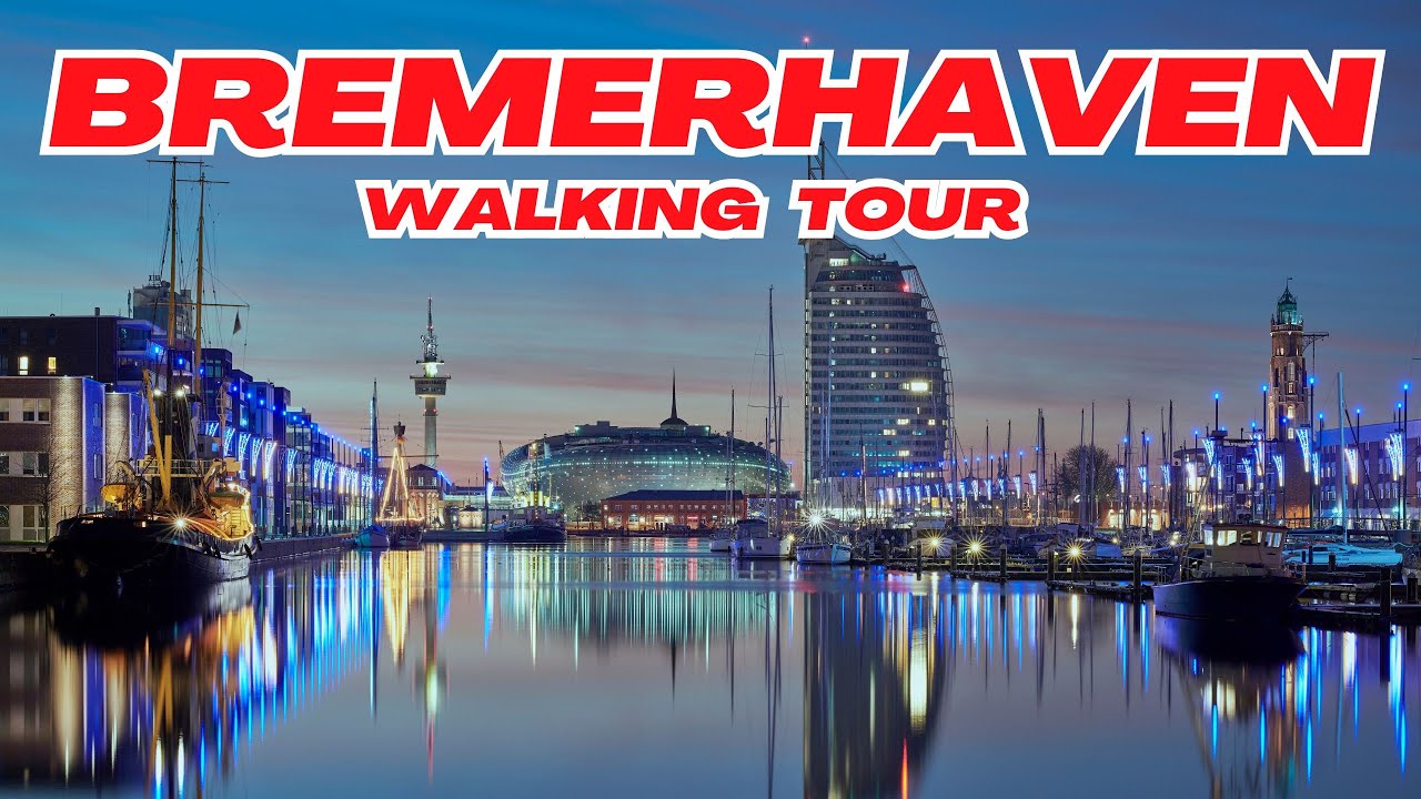Bremerhaven, Germany 🇩🇪 Walking Tour 2024 | 4K 60fps HDR |