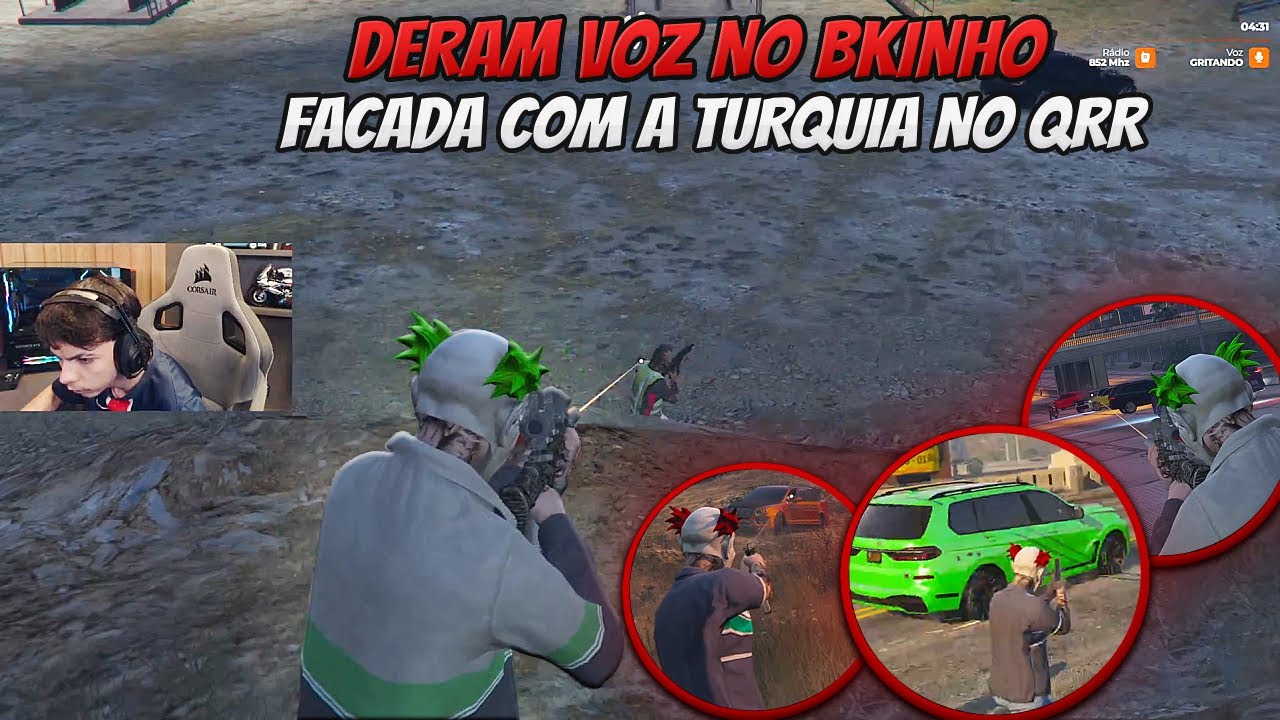 DERAM VOZ NO BK | TRETA NA PISTA  | FACADA E LOCKING COLO COM A TURQUIA NO QRR | HYPE RP | GTA RP |