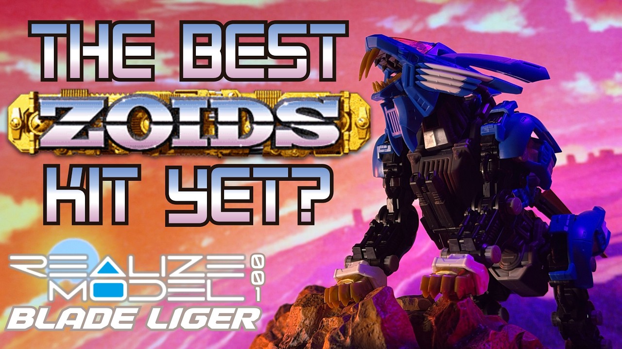 [ZOIDS] The Realized Potential of Zoids Model Kits - REALIZE MODEL BLADE LIGER Review