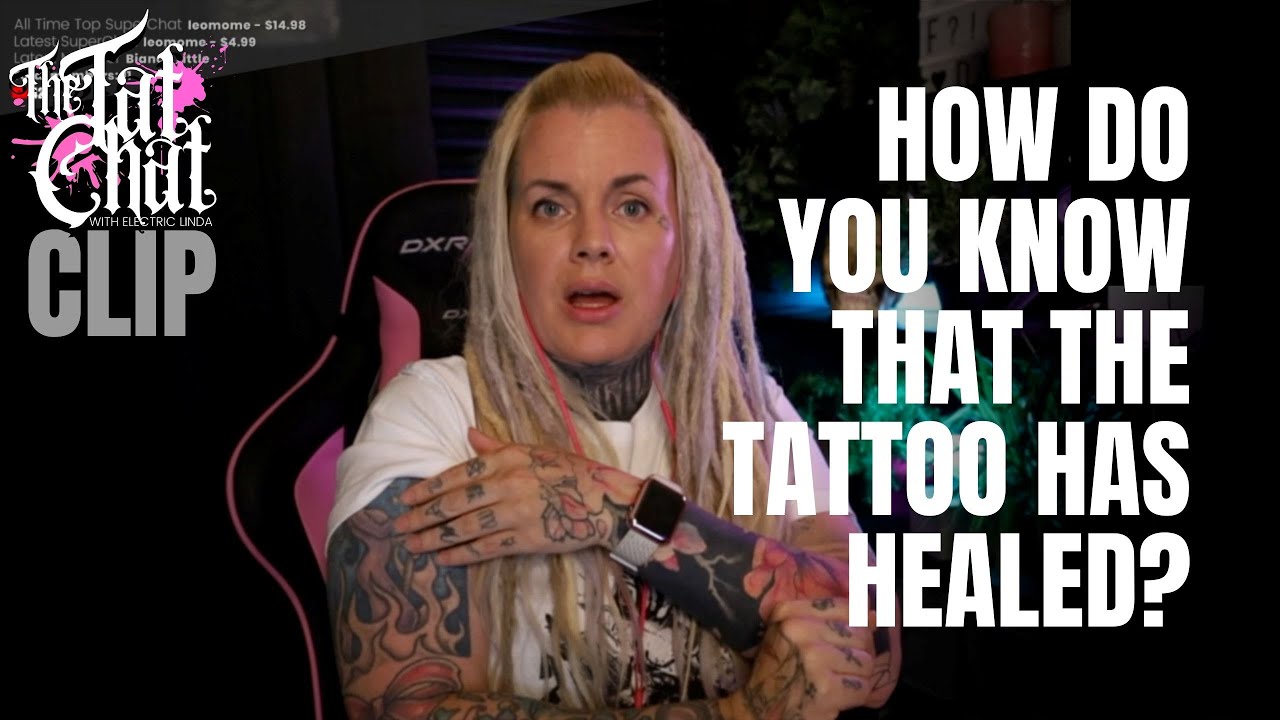 How to know when the tattoo is healed⚡CLIP from The Tat Chat (9)