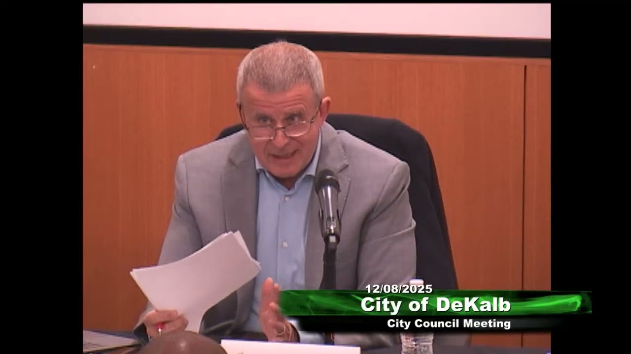 City Council Meeting for December 8th, 2025