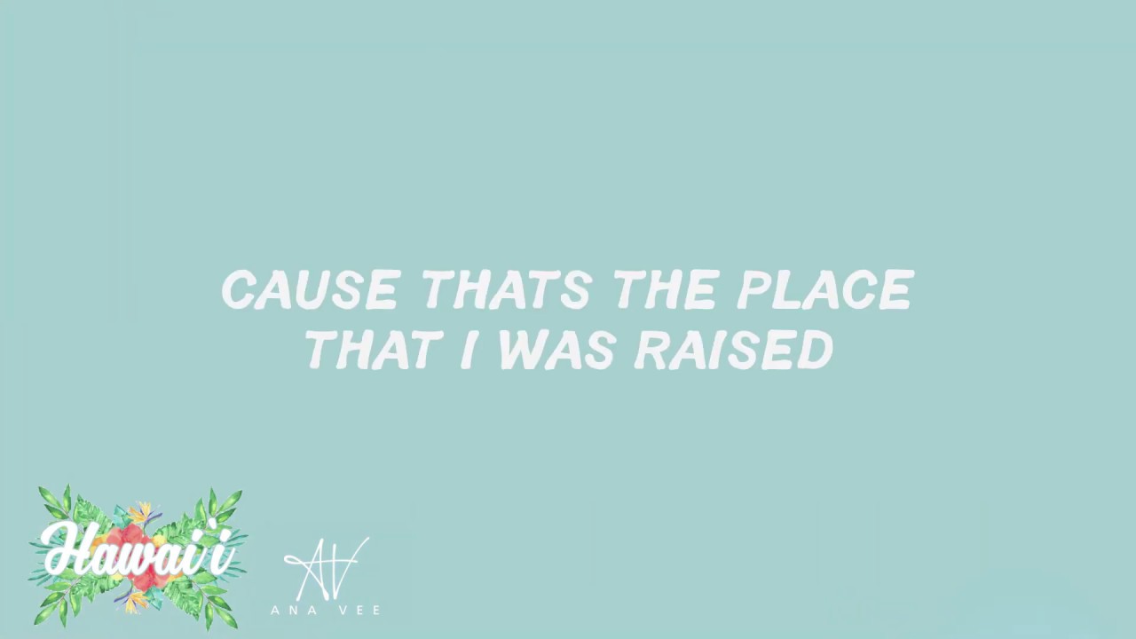 ANA VEE - HAWAI'I (LYRIC VIDEO)