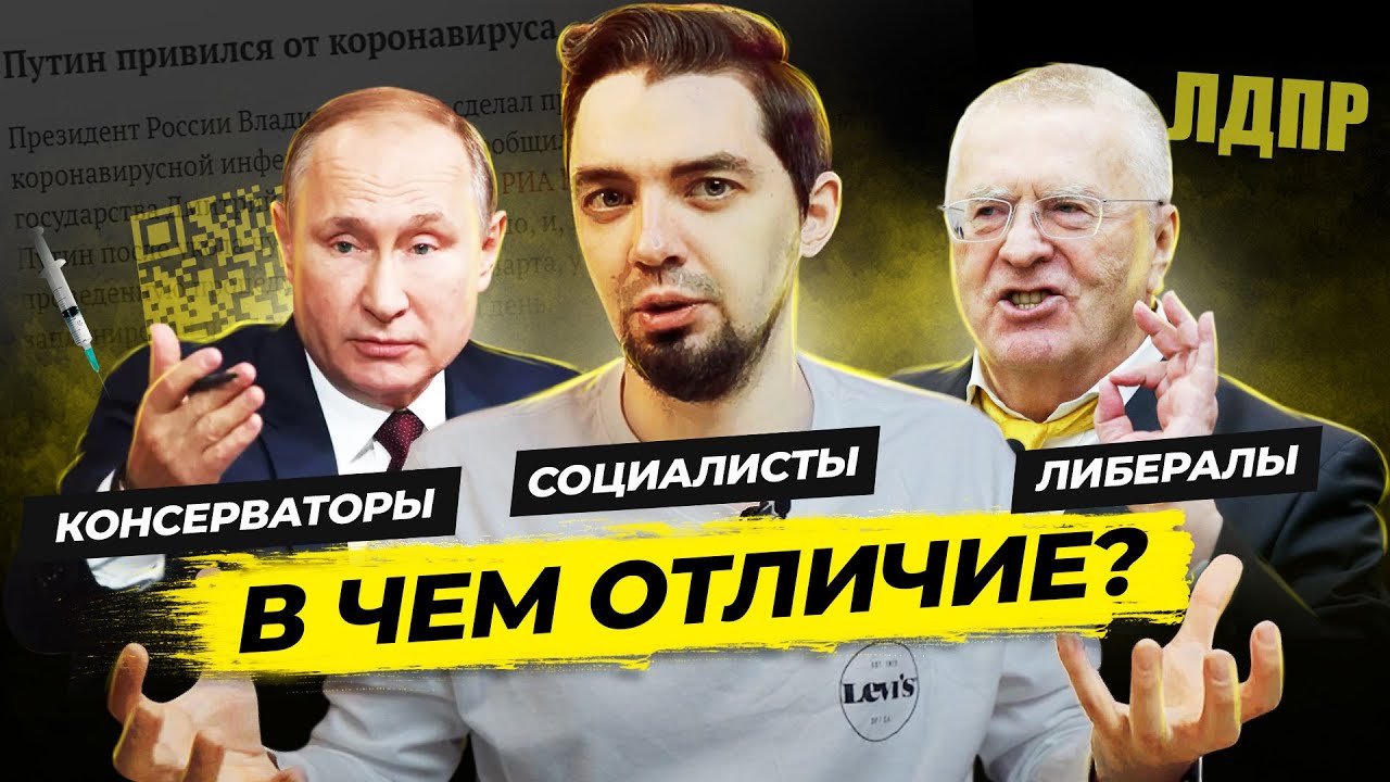 🙇🏽&zwj;♂️ Три Идеологии в ЕГЭ - Консерватизм, социализм или либерализм