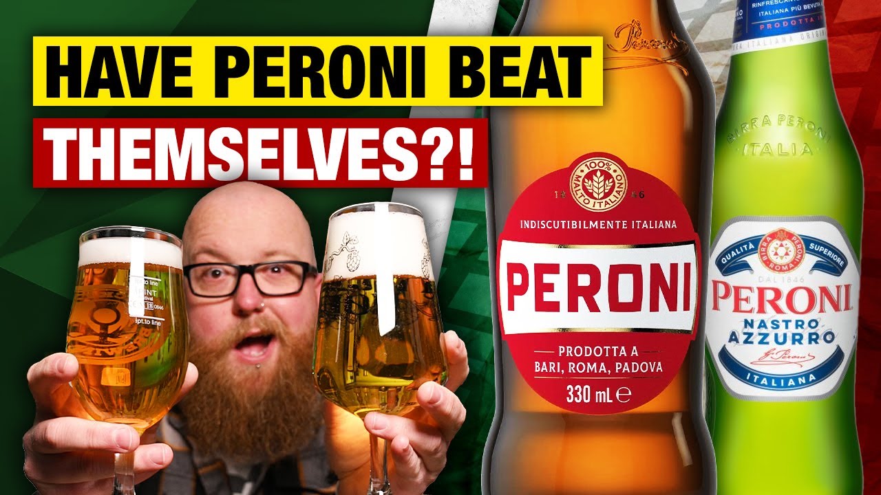 Peroni Red vs Peroni Nastro Azzurro [Italian Lager Beer Review]
