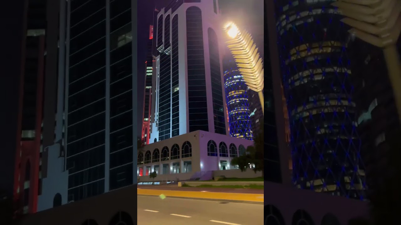 Doha by night. 