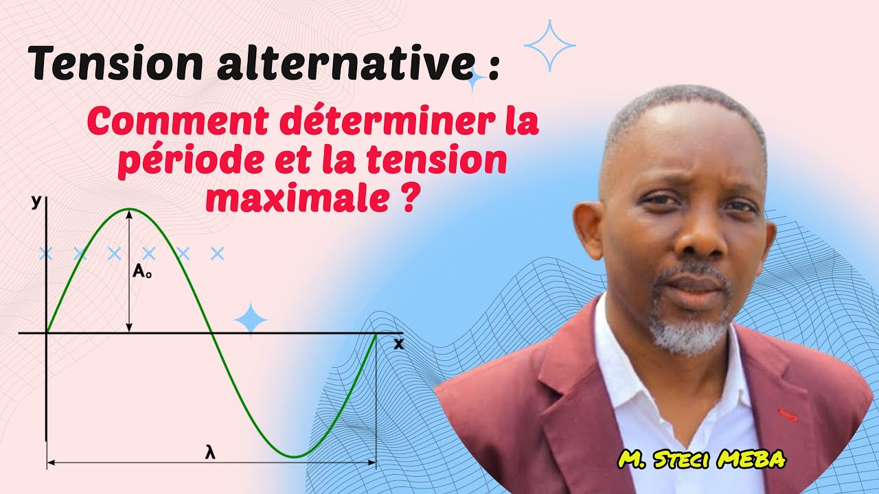 Comment calculer la période et la tension maximale