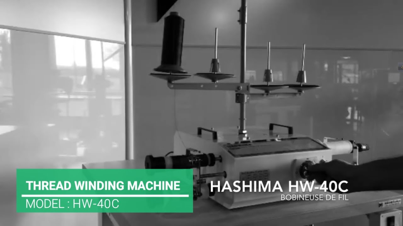 HW 40C Thread Winding Machine | HASHIMA Japan | High Speed & Precision Winding