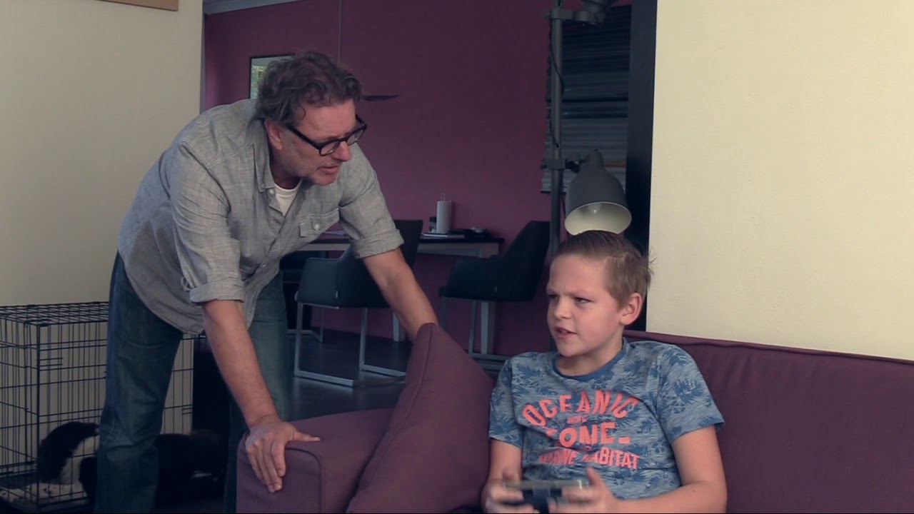 Kidsatrisk vader-kind video 1 over opvoedstijlen