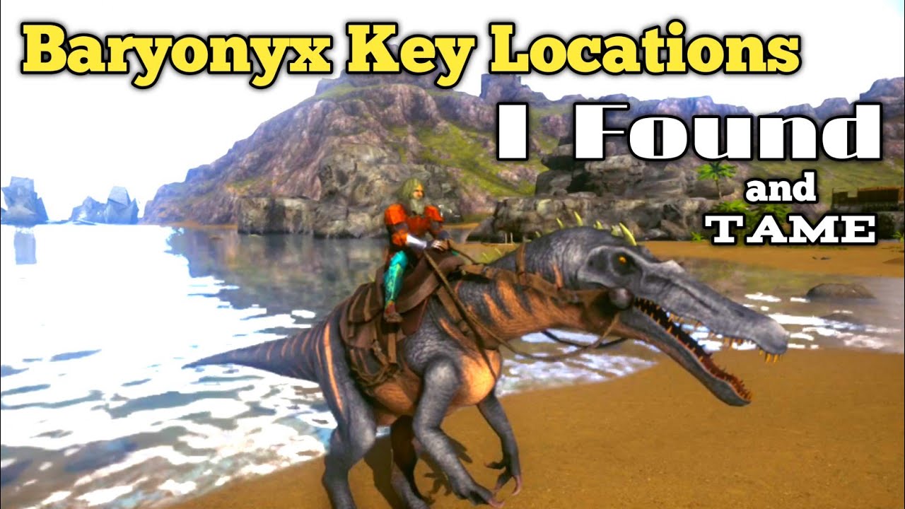 Baryonyx Fast Taming Guide In ARK Mobile Ragnarok |