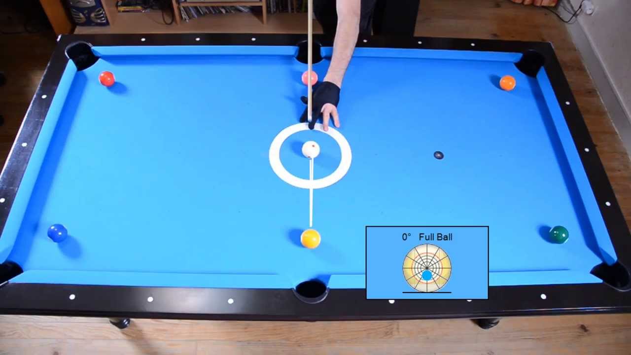Cue Ball Position Control Drill - Angle Fraction Ball Aiming System - Pool & Billiard training