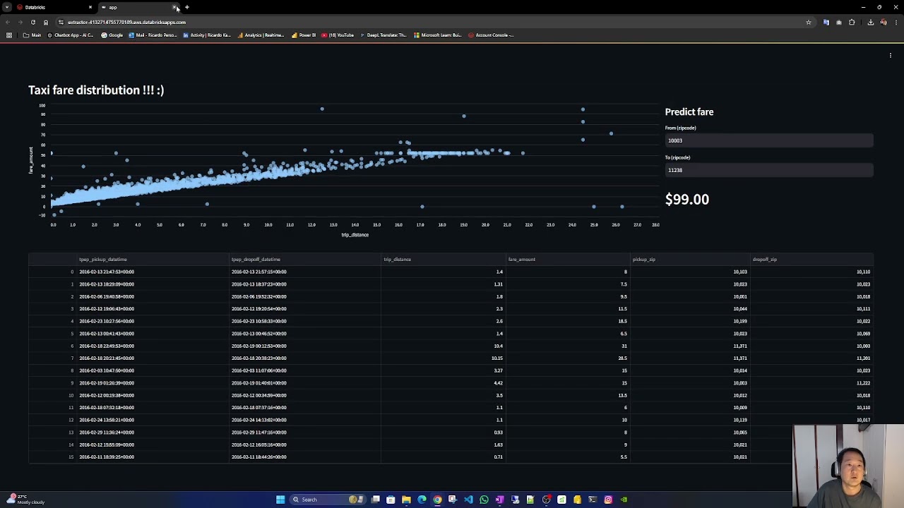 Databricking - Creating a Streamlit app