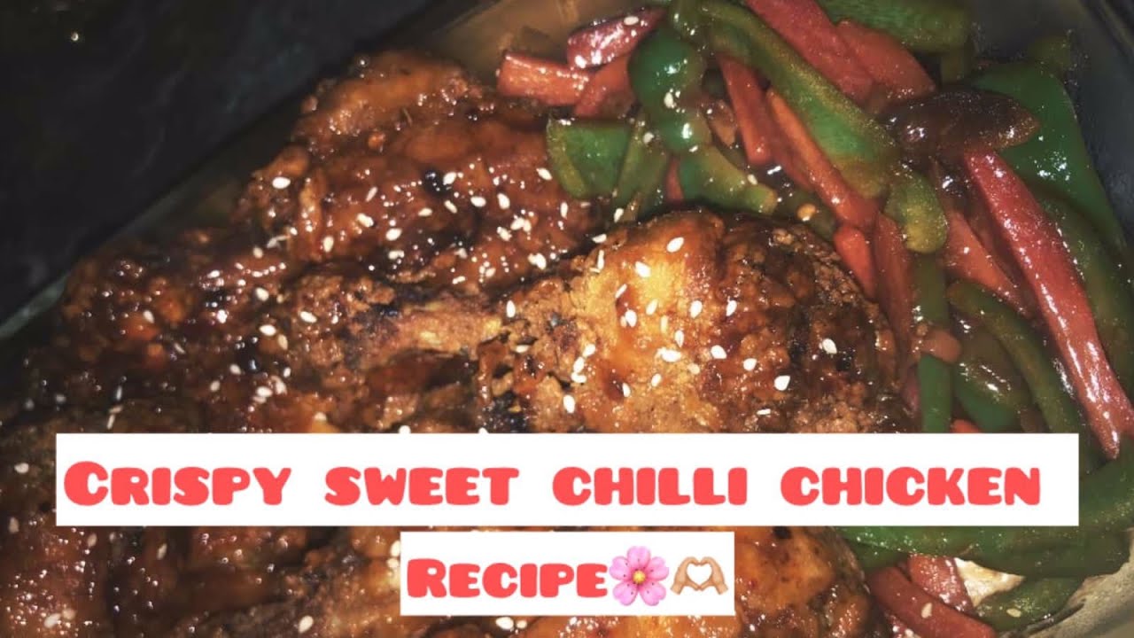 Crispy sweet chilli chicken recipe😍🤌🏻