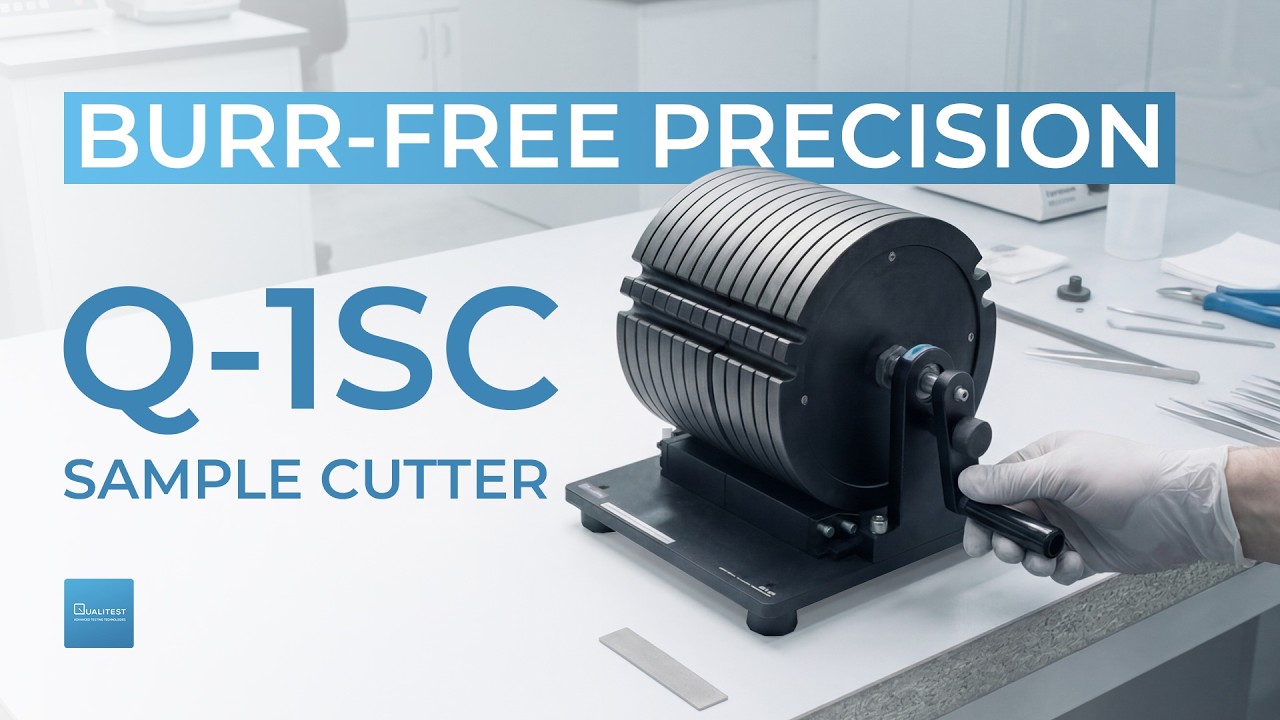 Sample Cutter for Plastic Film and Paper Tensile Strips Q-1SC | Qualitest | WorldofTest