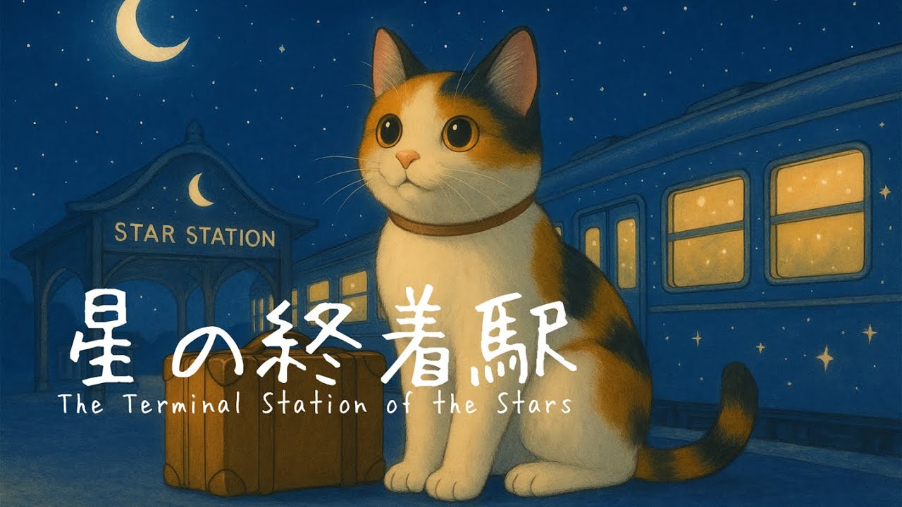 星空の下で猫が旅に出る！