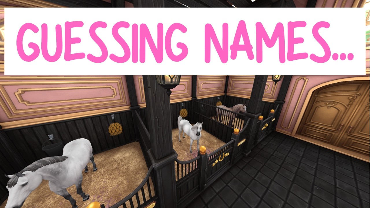 Can I remember the names of every horse I own?