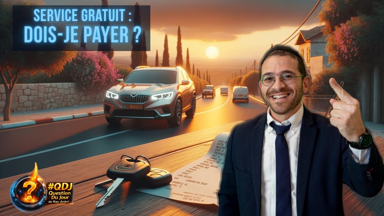 SERVICE gratuit : dois-je payer ? - #QDJ - Rav Ra’hamim Ankri