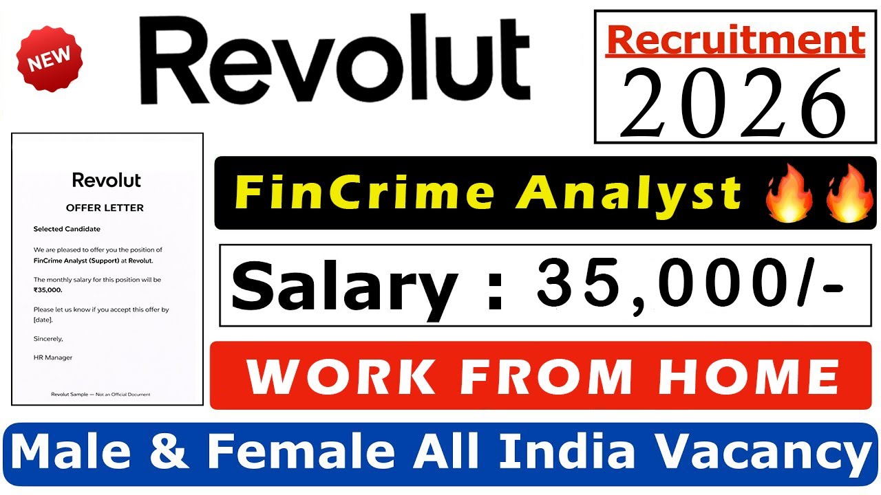 Revolut Work From Home Jobs 2026 | Online Jobs At Home | Work From Home Job | Remote Job