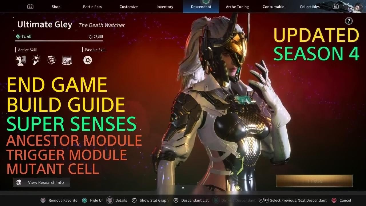 END GAME - ULTIMATE GLEY, SUPER SENSES, ANCESTOR / TRIGGER / MUTANT CELL - The First Descendant