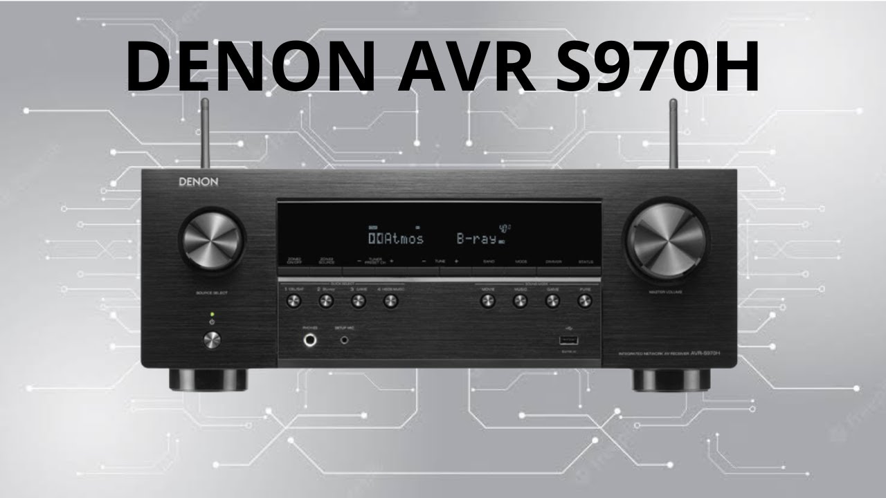 Denon AVR S970h - o melhor intermediário da Denon!