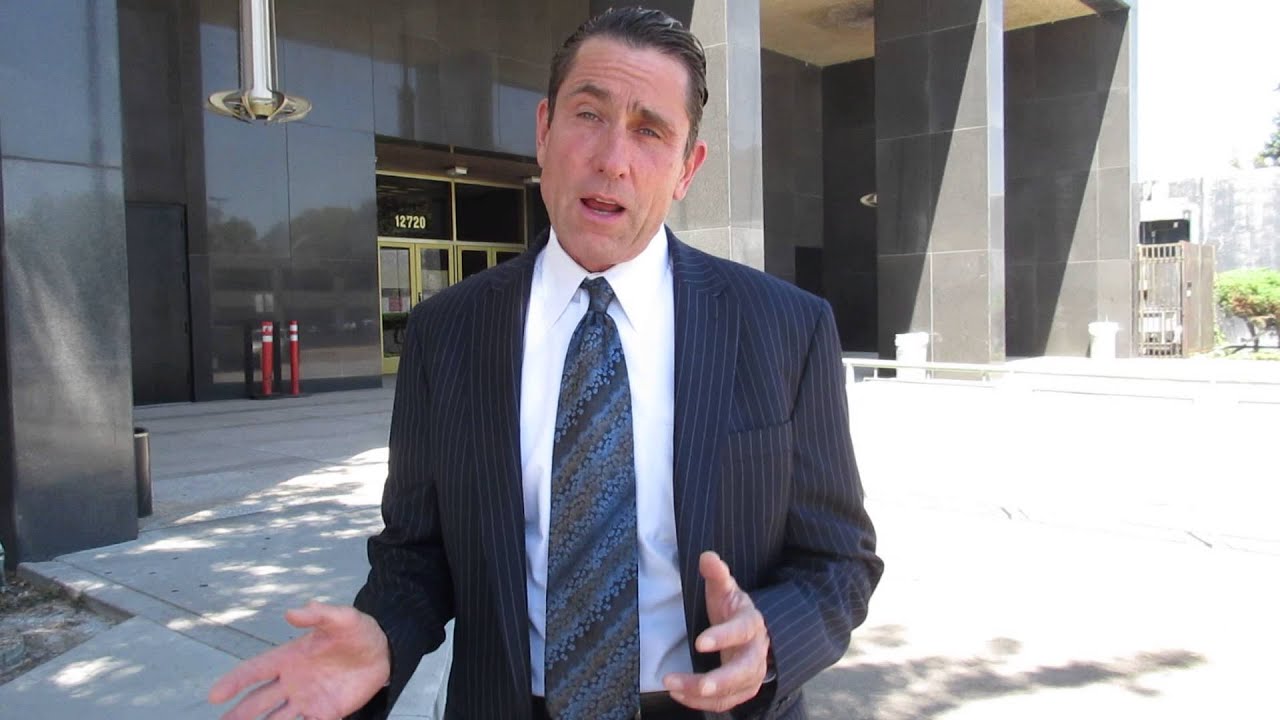 Criminal law specialist, attorney Matthew Kaestner at the Norwalk, California court house.
