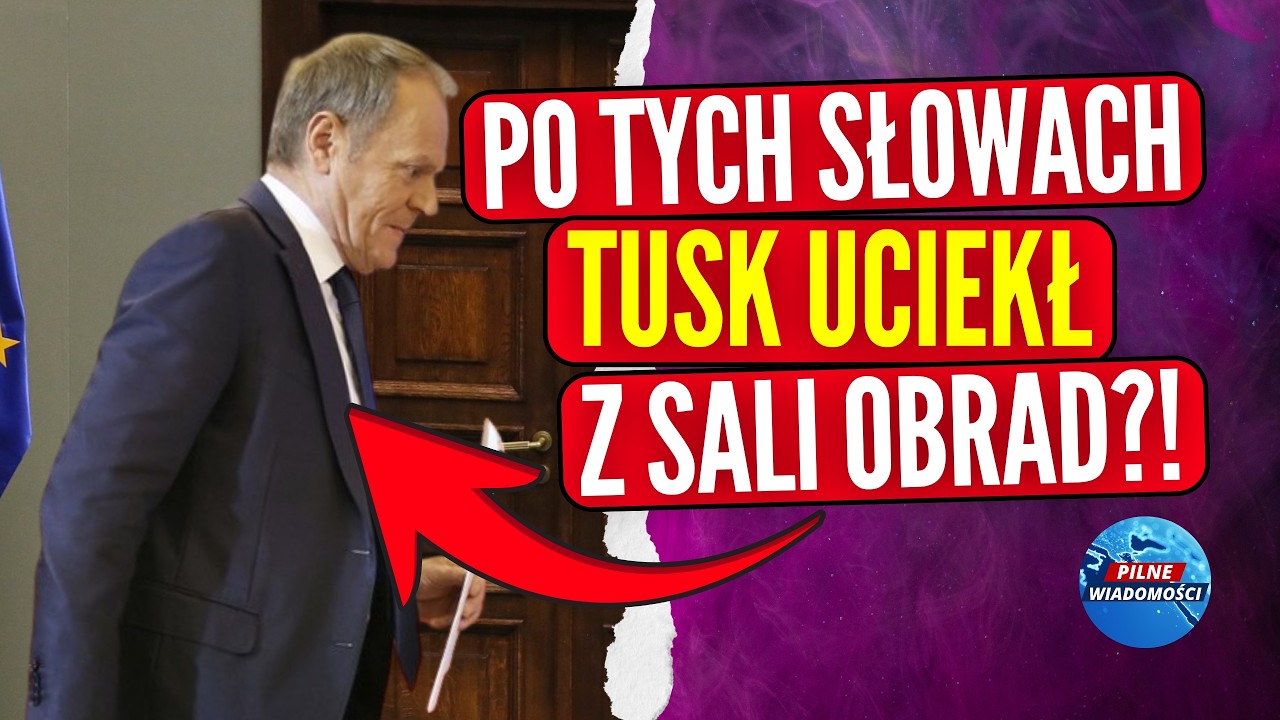BURZA W SEJMIE! PO TYCH SŁOWACH TUSK UCIEKŁ Z SALI OBRAD?!