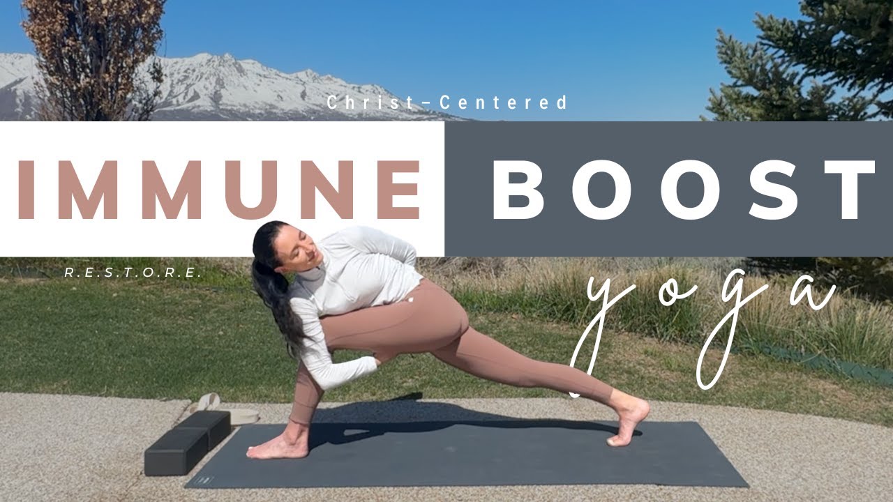 20 Min Yoga for Gut Health & Immune Support | Christ-Centered Detox Flow