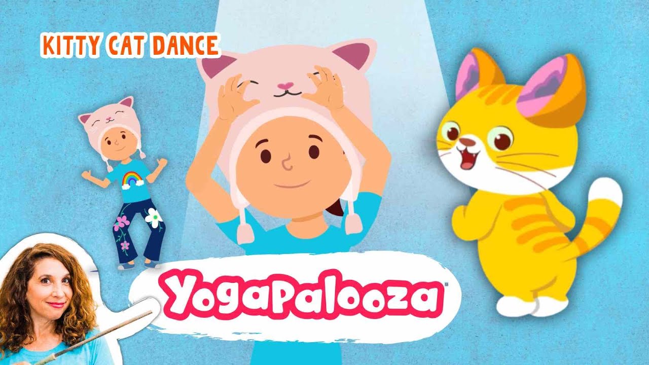 Kitty Cat Dance Party! 🎶🐱with @yogapalooza