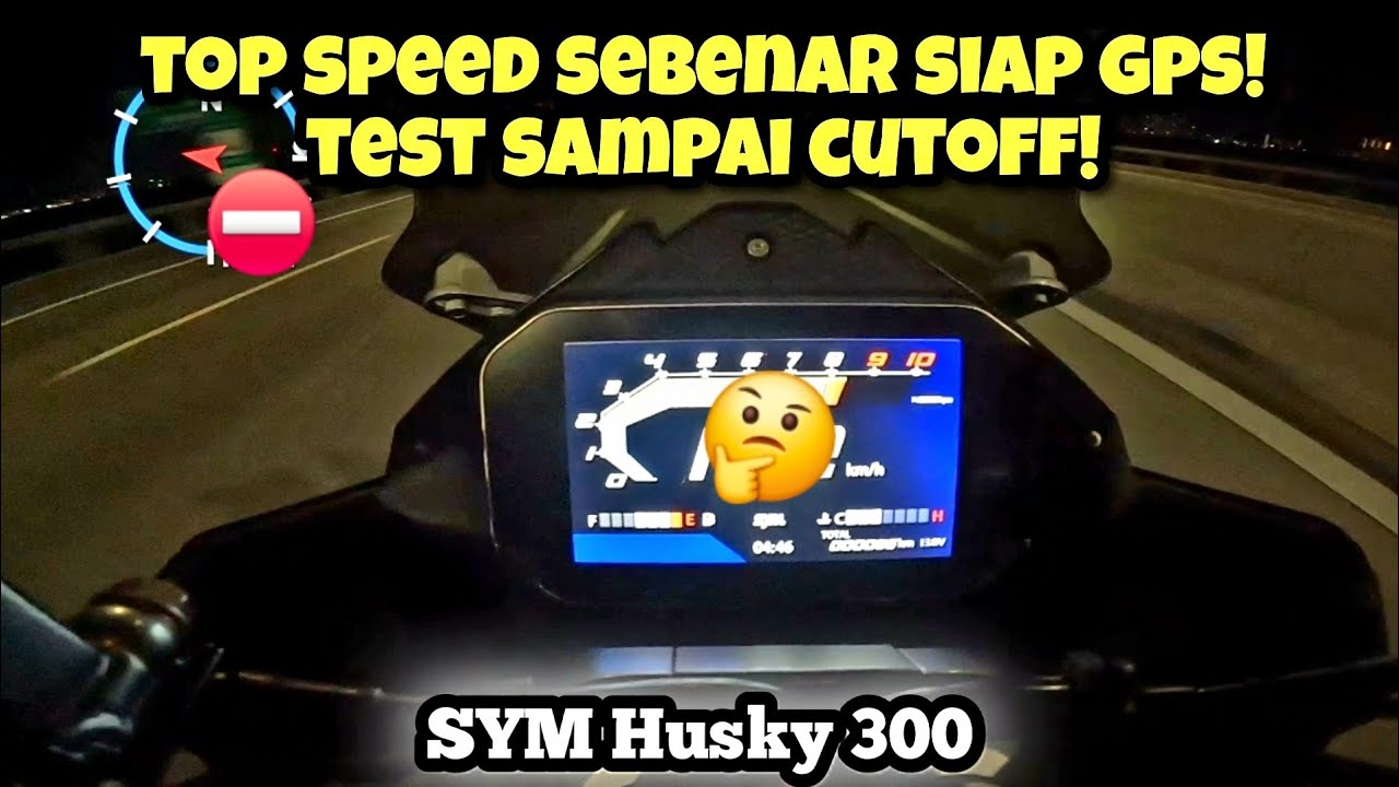 SYM Husky 300 2025 Malaysia | KECERAHAN LAMPU | TOP SPEED | GPS |