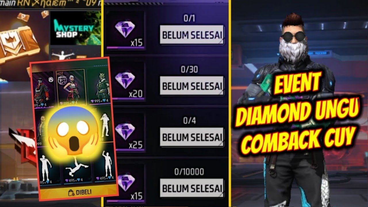 AKHIRNYA EVENT DIAMOND UNGU BAKALAN HADIR LAGI 🤨