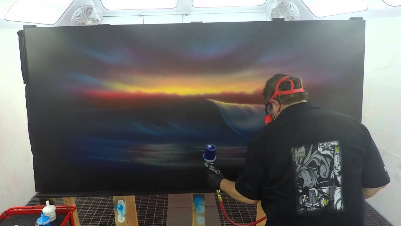 SATA Mickey Harris Mural using the SATAminijet 4400 B