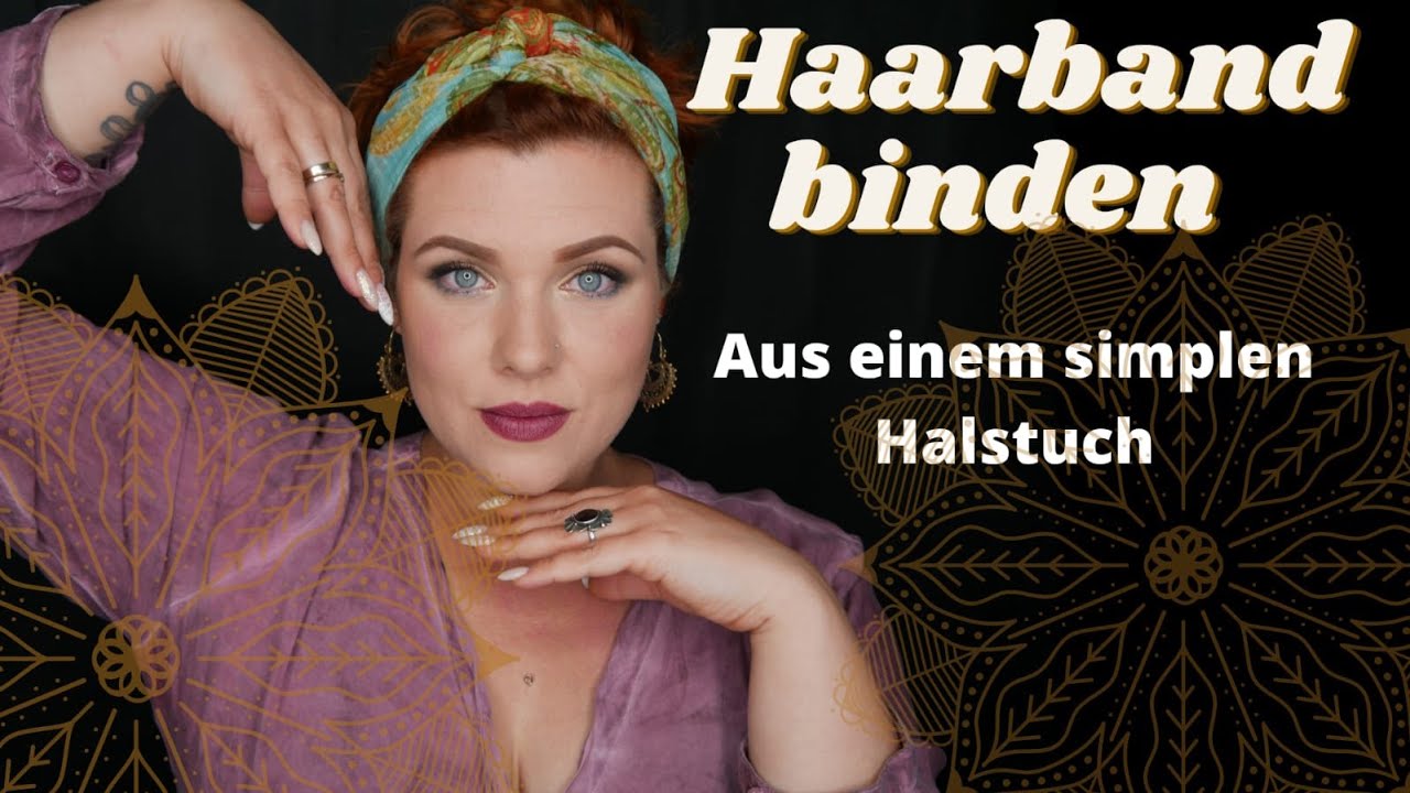 Haarband binden ~ Aus einem simplen Halstuch ~ How to
