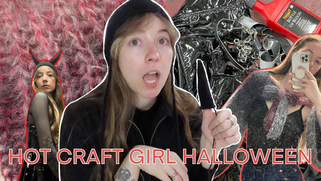 Knitting myself things to wear for Halloween : Test knitting & bub bonnet