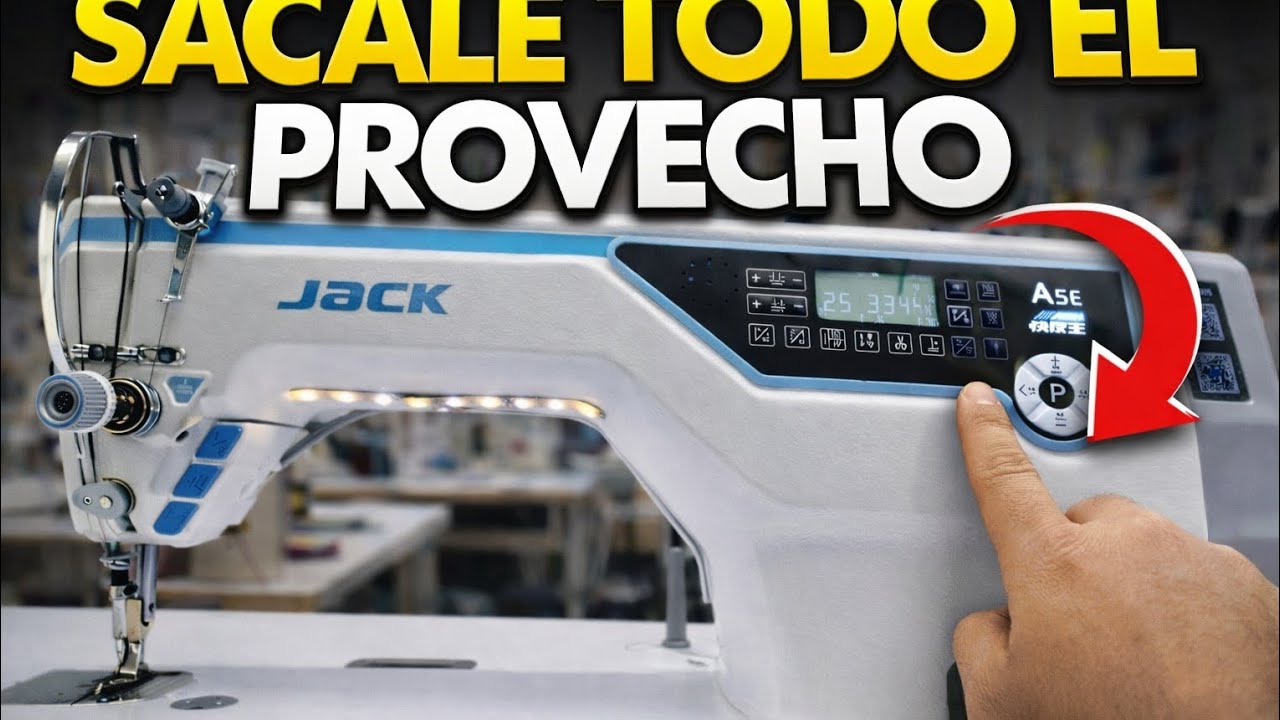 ¡Sácale todo el provecho a tu máquina Jack A5E AMH! l Si la tienes este video es OBLIGATORIO