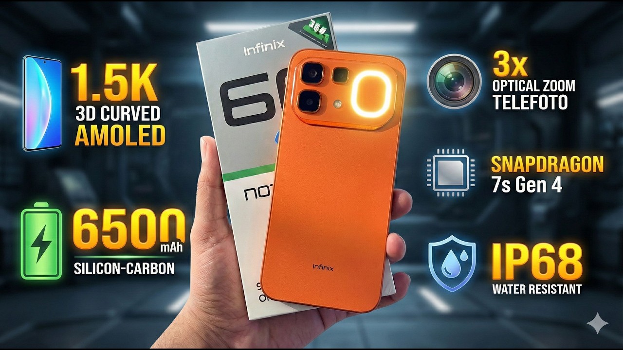 Infinix Note 60 Pro 5G: Standar Baru Mid-Range dengan Layar 1.5K & Baterai Silikon 6500mAh