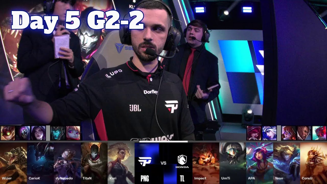 TL vs PNG - Game 2 | Day 5 LoL Worlds 2024 Swiss Stage | Team Liquid vs paiN Gaming G2 full