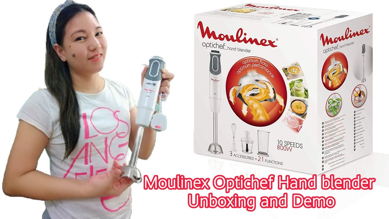 Moulinex Optichef Hand Blender unboxing and Demo..