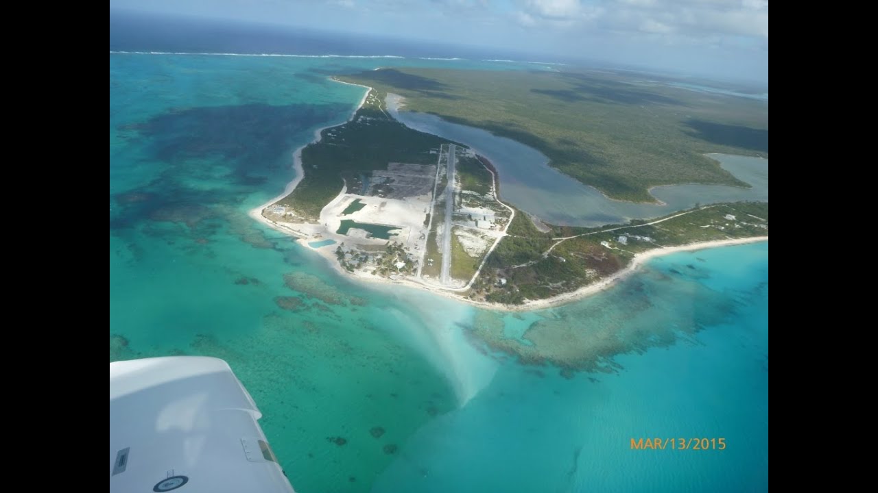 Columbia 400 Flight Crooked Island to Cat Island Bahamas