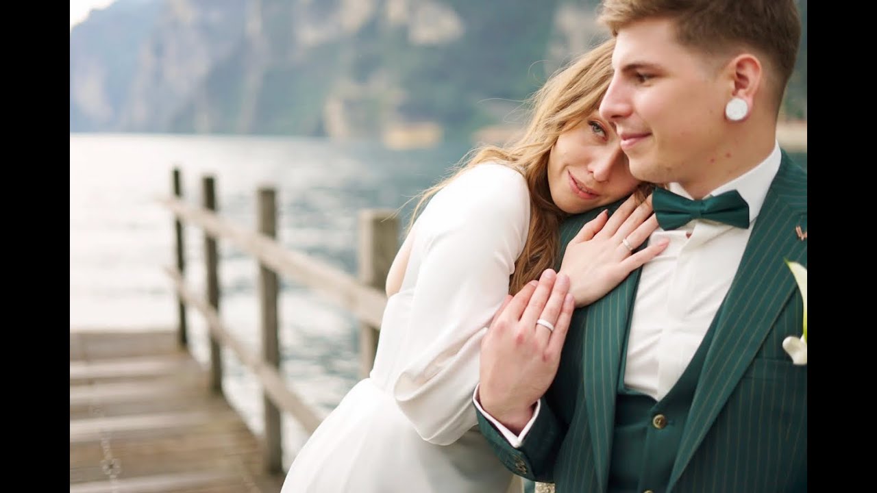 Civil wedding on Lake Garda