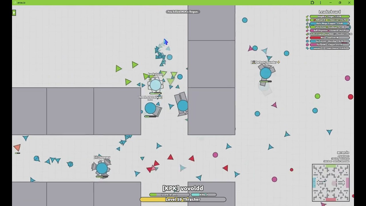 jugando arms race 4 teams maze
